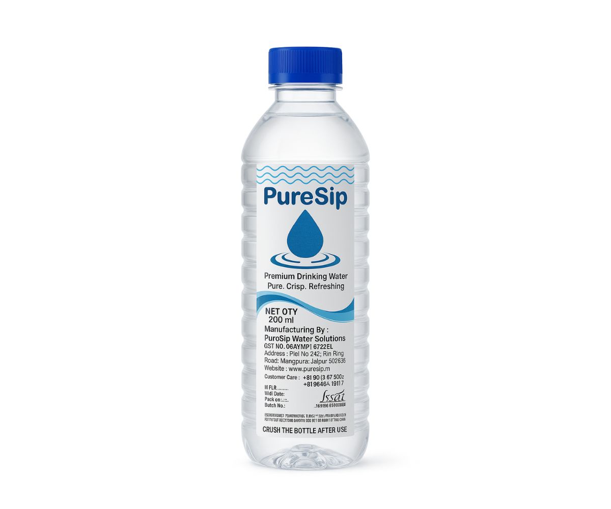 PureSip 1 litre water
